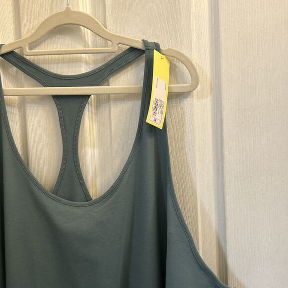 NWT All In Motion Women’s Plus 3X Green Racerback Tank Top Sleeveless Active - Picture 7 of 16